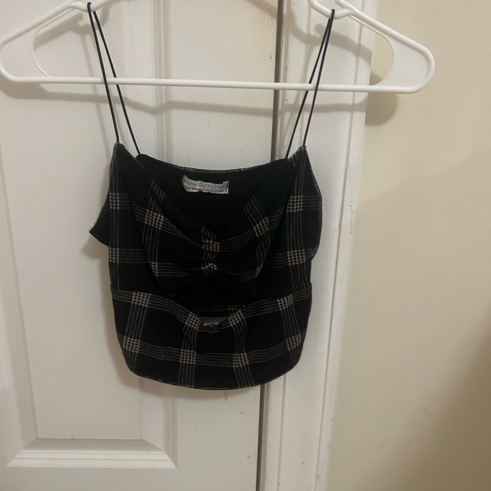Urban Outfitters Checkered Going out top
